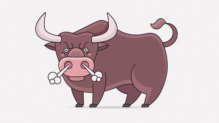 雄牛が荒ぶっていても動かなければ大丈夫なんすよ（動画）