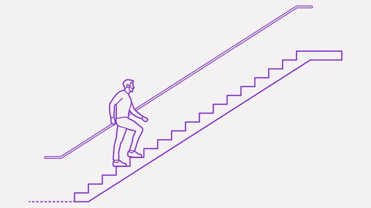 長い階段を清掃する方法、めちゃくちゃ大胆（動画）