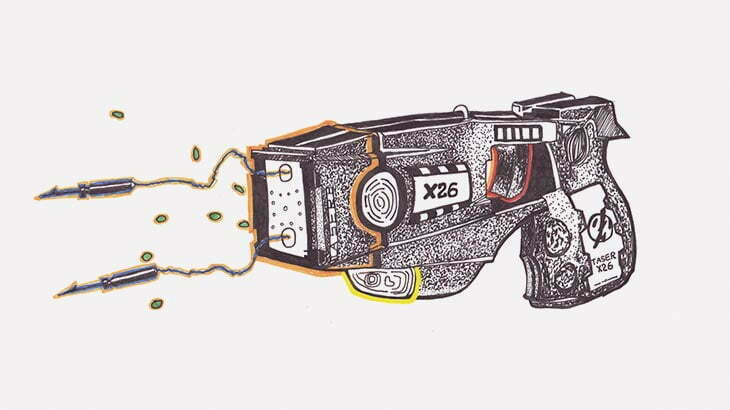 テーザー銃で盗みを働く男たちが現れる（動画）