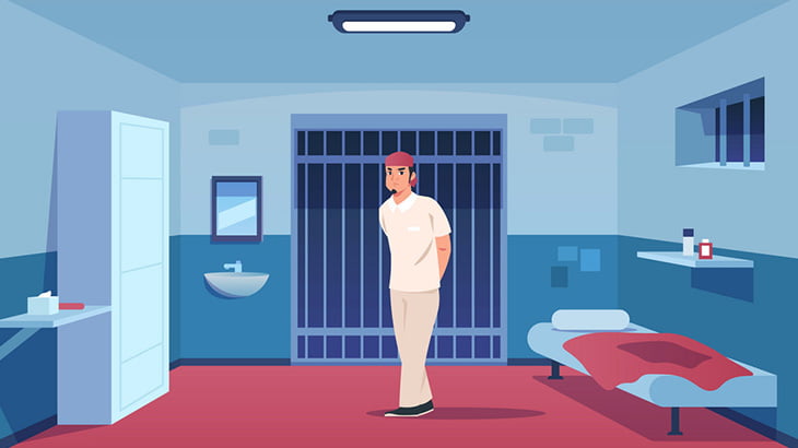 終身刑の男、部屋の壁にこんなものを描き残して自殺･･･（画像）