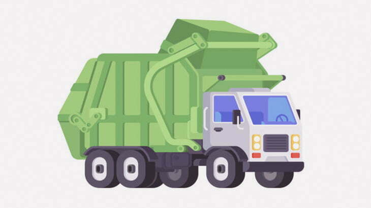 ゴミ収集員の男性、トラックの扉に頭を挟まれて死亡（動画）