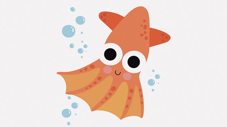 海底を飛び跳ねて移動するタコが撮影される（動画）