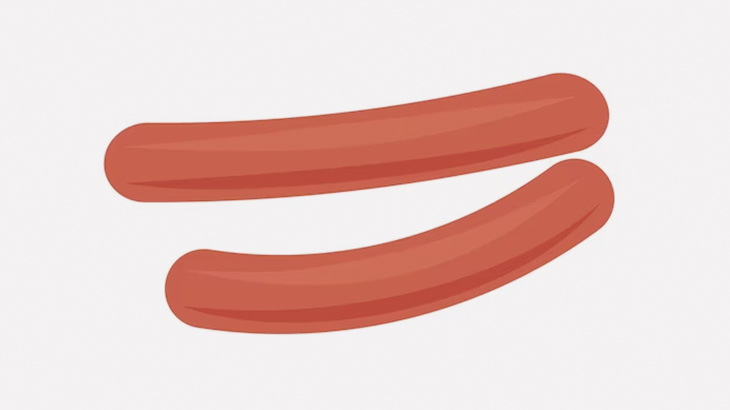 「ソーセージを手を使わずに食べれるか」チャレンジ中のお姉さん、エッチすぎ（動画）