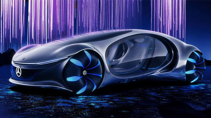 未来感が凄いベンツのコンセプトカー「ヴィジョンAVTR」（動画）