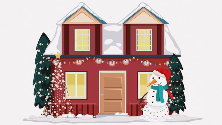 とんでもないXmasイルミネーションしてる家みつけた（動画）