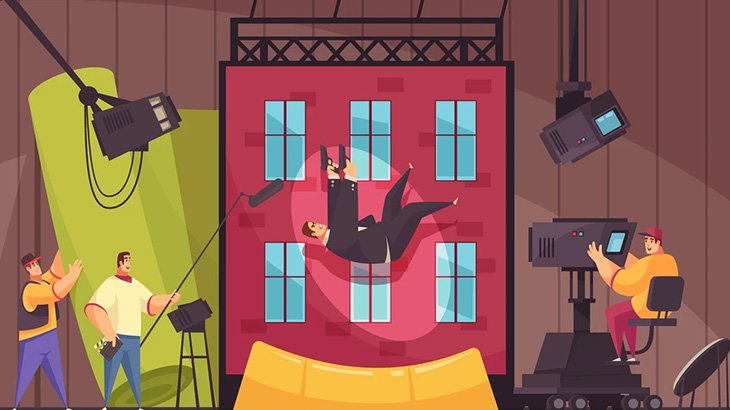 毎日トレーニングを欠かさないスタントマンたちの日常（動画）