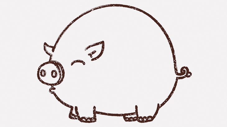 太りすぎた豚さん、まるで違う生き物（動画）