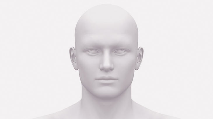 粉瘤だらけの人間の顔を作ってみました（動画）