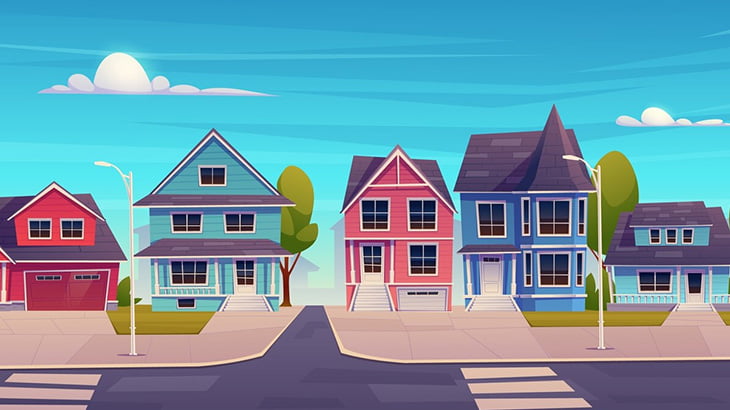 アメリカのこの住宅地、家が小さすぎワロタｗｗｗ（動画）