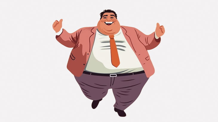 腹が出てる男「やっぱり食事はこのくらいの量がないとね！」 → 歓喜のダンス（動画）