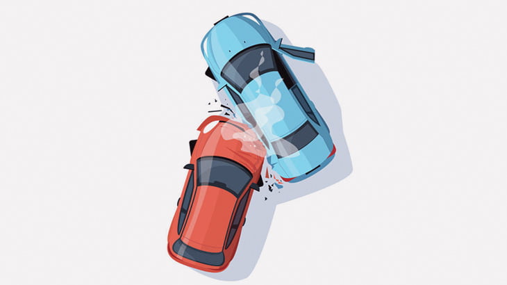 【閲覧注意】4人の家族が乗っていた車、事故で子供1人を残して死亡･･･（動画）