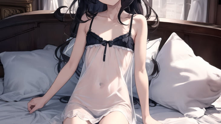 ガリガリ貧乳コスプレ女子の、ただひたすらディルドでオナニー（動画）