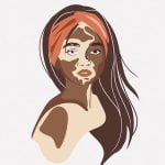 黒人女性「私の顔、くり抜いたみたいに真っ白です」