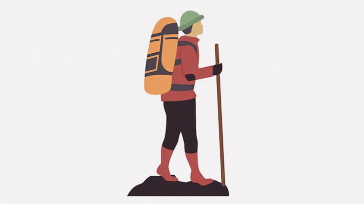 山を歩いていた男の身に起きた、あまりにも恐ろしいアクシデント･･･（動画）