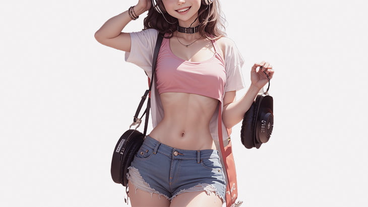 ロリ系メスガキフェイスのエッチなコスプレ女の子（動画）