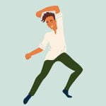 街の至る所で艶やかに踊るメンタル強めの男