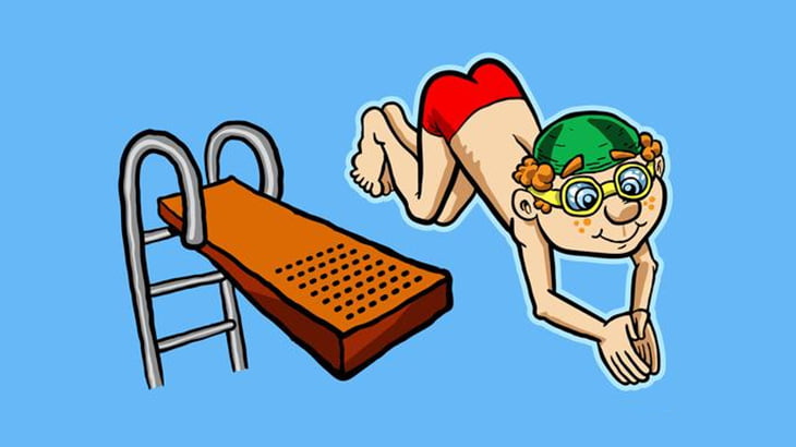 男「プールに飛び込む俺のこと撮影しててｗｗｗ」 → ヤバい映像が撮れてしまう･･･（動画）