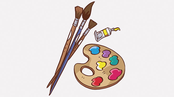筆先にちょっとだけ付けた絵の具をちょんちょんと塗り続けるアート作品、ちょっとキモい･･･（動画）