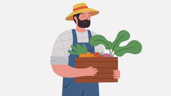 農家の男「これからは垂直に野菜を育てる時代です」（動画）