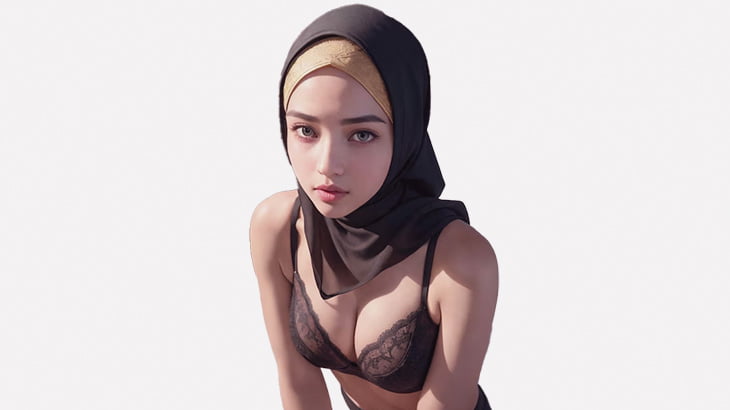 イスラム教徒の女「私のエッチな身体たくさん見てね♥」（動画）