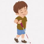 幼くして視力を失ってしまった少年の日常（動画）