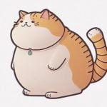 太りすぎた猫さん、後ろ足で首を掻くことが出来ない（動画）