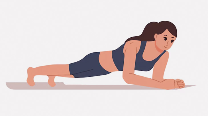 ゆるゆるＴシャツでオッパイチラ見せしながら体幹トレーニングする女性、大人気（動画）