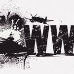 第二次世界大戦中に使用され、いまは廃墟となった建造物を巡る男（動画）