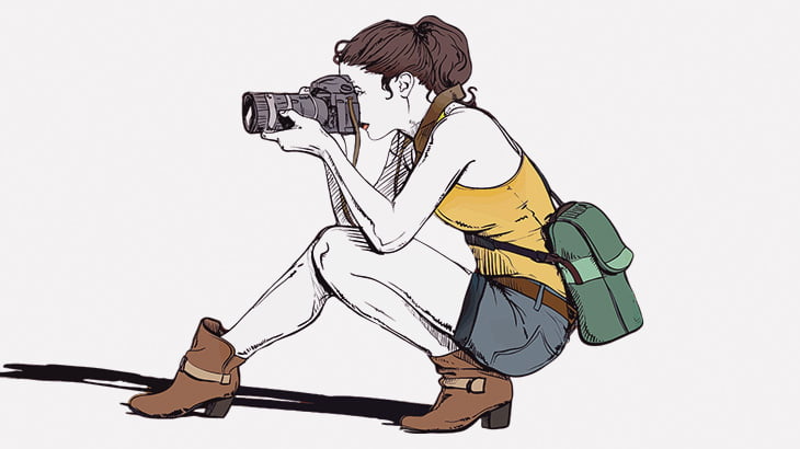 モデルの女性にちょっとエッチな格好をさせて写真を撮るフォトグラファーの作品集（動画）