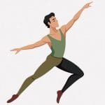 身体がとても柔らかいバレエ男子、ものすごく中性的（動画）