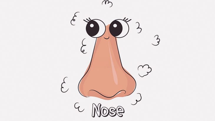 鼻の穴をキャラクターの口に見立ててそれっぽく動かす謎の女（動画）