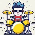 手作りドラムセットで演奏する少年、意外と良い感じ（動画）