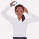 生え際が後退してきた女性、ミノキシジルでちょっとだけ改善