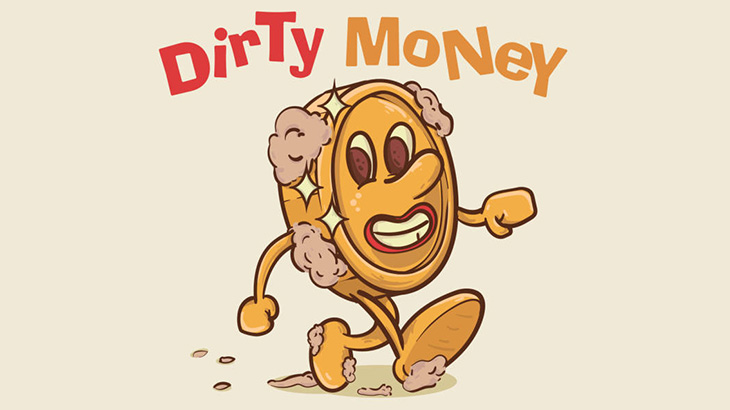 汚れたコインをひたすら綺麗にするレーザー加工機