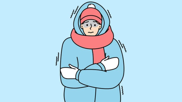 冬場は棺桶みたいな狭いスペースで暖を取る男のルーティンワーク