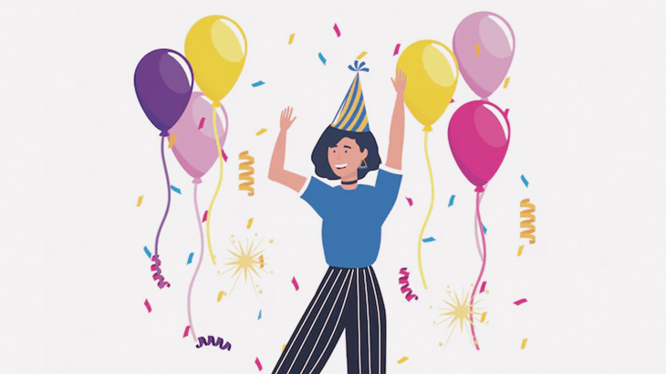 誕生日だった女性「祝ってもらえて幸せ♪」 → 風船が爆発して大火傷