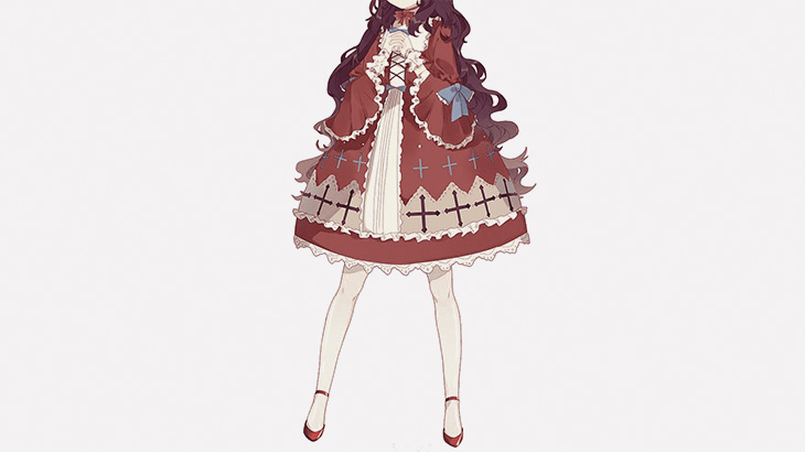 このヒゲが生えたオジサン、ロリータファッション大好き