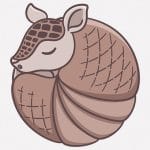 ペットとして飼われているアルマジロさん、あまりにもボール