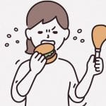 この女性が食べる料理、全然食欲をそそられない
