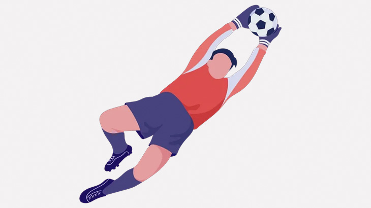 生まれつき片足が短いけどゴールキーパーとして活躍する男