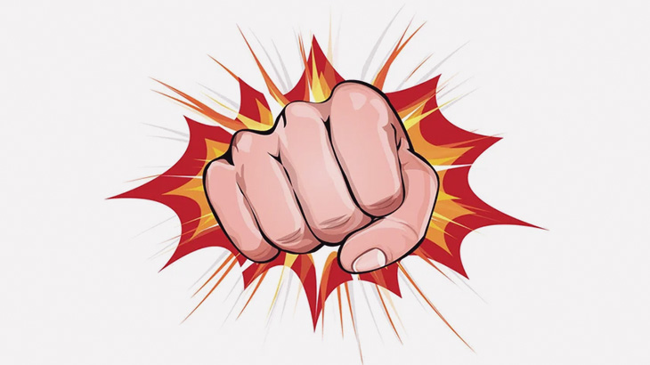 他人より少しガタイが良くて調子に乗ってた男、ワンパンでノックアウト