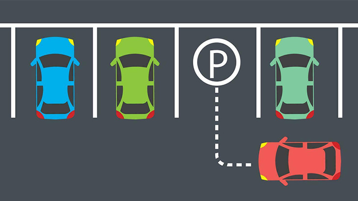 駐車場で車の駐車を妨害する男、クソうざい･･･