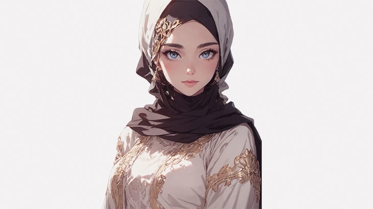 常に頭を布で覆っているイスラム教徒の女性「コスプレだってできるよ！」
