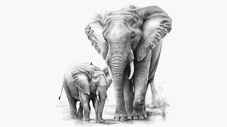 我が子をトラックに殺されたゾウ、その場から動かず悲しみに暮れる