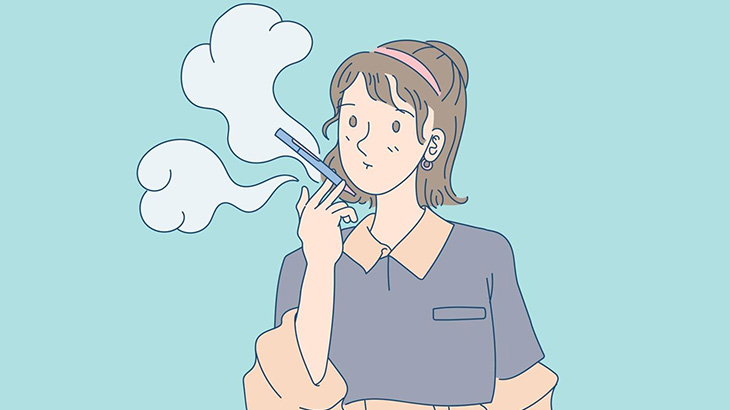 新型電子薬物ベイプドラッグを吸った若い女性、ヤバいことに･･･